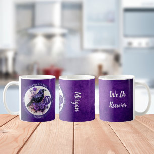 Personalised Raven Recovery Milestone Gift Coffee Mug