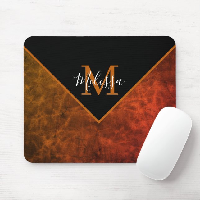 Personalised rawhide personalised  mouse mat (With Mouse)