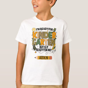Personalised Ready For Kindergarten T-shirt