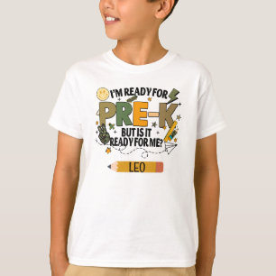 Personalised Ready For Pre-K T-Shirt