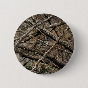 Personalised Real Camo / Camouflage (customisable) 6 Cm Round Badge