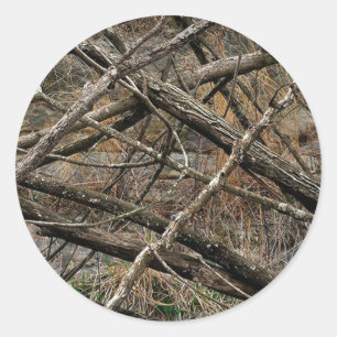 Personalised Real Camo / Camouflage (customisable) Classic Round Sticker