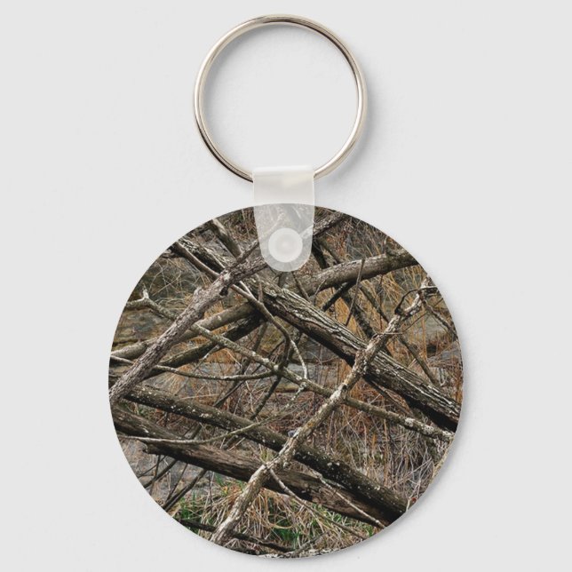 Personalised Real Camo / Camouflage (customisable) Key Ring (Front)