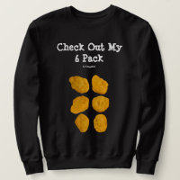 Personalised Real Chicken Nuggets Funny 6 Pack Abs