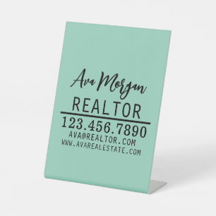 Personalised Real Estate Agent Gift Pedestal Sign