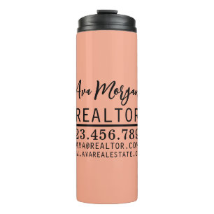 Personalised Real Estate Agent Gift Thermal Tumbler