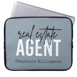 Personalised Real Estate Agent Gifts for Realtor  Laptop Sleeve