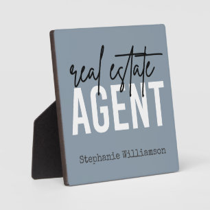 Personalised Real Estate Agent Gifts for Realtor Plaque