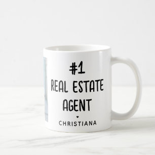 Personalised Real Estate Agent Photo Coffee Mug