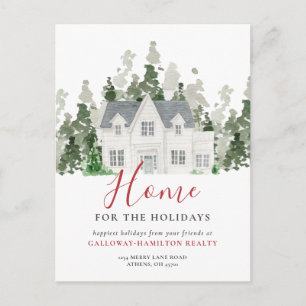 Personalised Real Estate Holiday Postcard