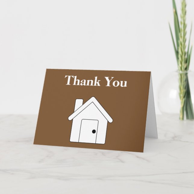 Personalised Real Estate Thank You (Front)