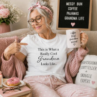 Personalised Really Cool Grandma Looks Like Name