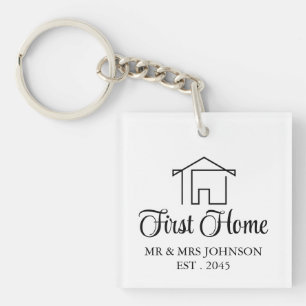 Personalised Realtor Closing Gift First Home  Key Ring