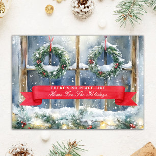 Personalised Realtor Home for the Holidays Holiday Card