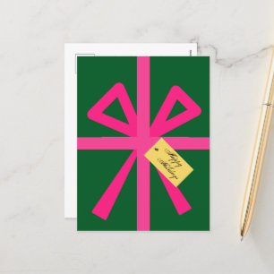 Personalised Realtor Modern Business Greetings Holiday Postcard