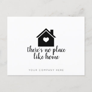 Personalised Realtor There's No Place Like Home Postcard