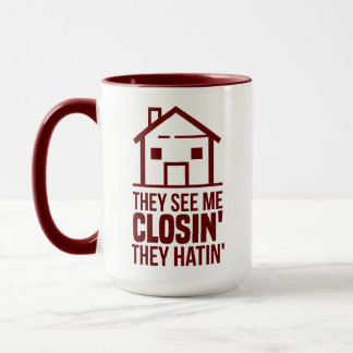 Personalised Realtor They See Me Closing Gag Mug
