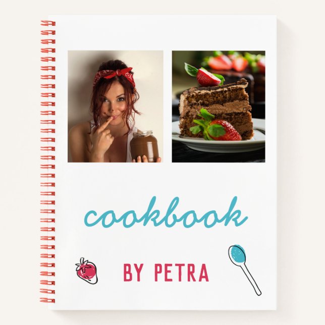 Personalised Recipe Book (Add Photo)  (Front)