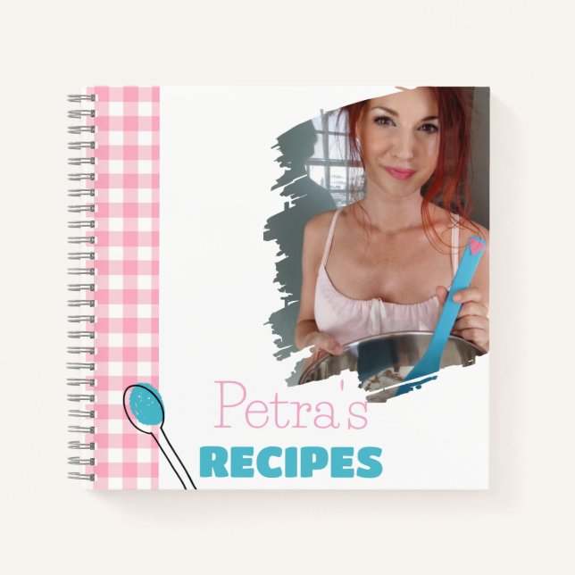 Personalised Recipe Book (Your Photo) (Front)