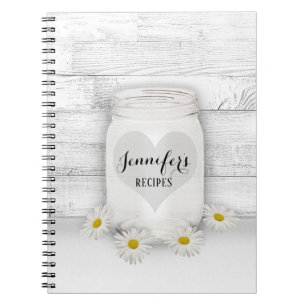 Personalised Recipe Cookbook Notebook