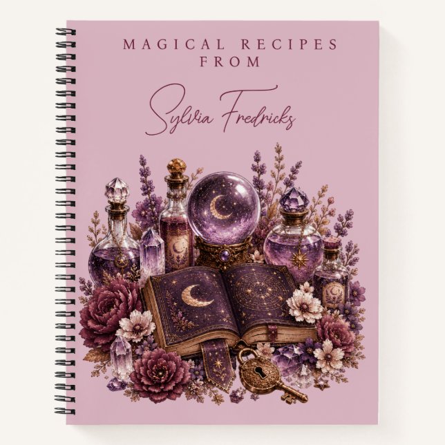 Personalised Recipe Notebook  (Front)
