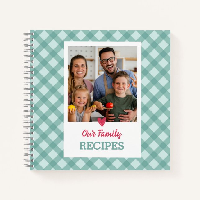 Personalised Recipe Notebook (Add Photo)  (Front)