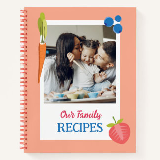 Personalised Recipe Notebook (Add Photo)
