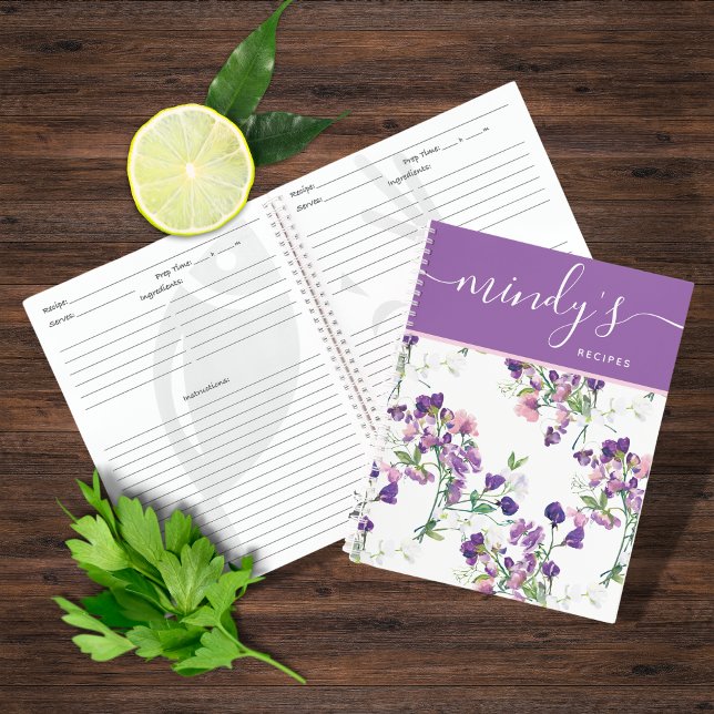 Personalised Recipe Spiral Notebook (Creator Uploaded)