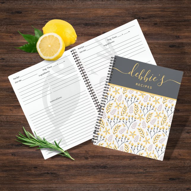 Personalised Recipe Spiral Notebook (Creator Uploaded)