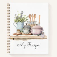 Personalised Recipes 3 Ring Binder