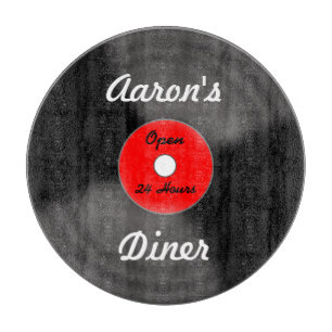 Personalised Record Kitchen Cutting Board Gift
