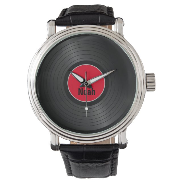 Personalised Record  Watch (Front)
