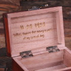 Personalised Rectangular Keepsake/Jewellery Box