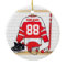 Personalised Red and White Ice Hockey Jersey