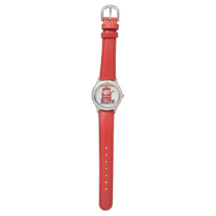 Personalised Red Basketball Jersey Watch