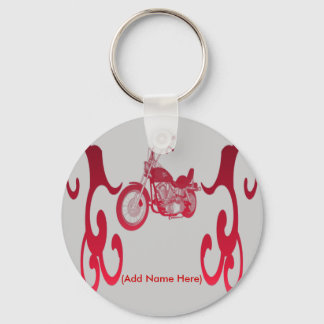 Personalised Red Bike - Keychain