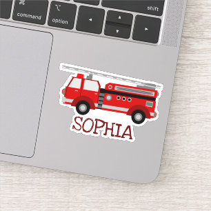 Personalised Red Firetruck