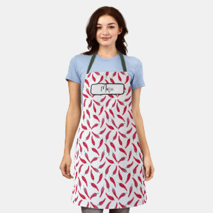 Personalised Red Pepper Apron