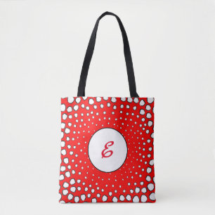 personalised red pheasant bird inspired tote bag