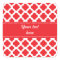 Personalised Red Quatrefoil Pattern