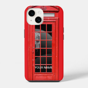 Personalised Red Telephone iPhone Case