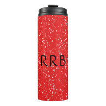 Personalised Red Thermal Tumbler