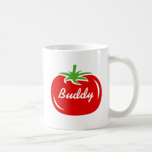 Personalised red tomato coffee mug gift idea