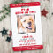 Personalised Red White PTSD Service Dog Photo ID