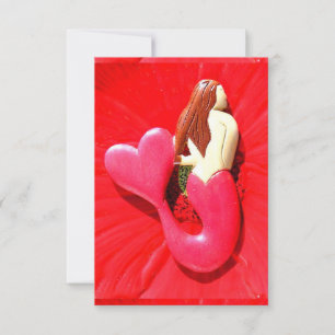 personalised redhead mermaid