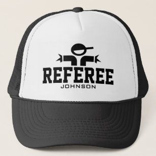 Personalised referee hat for official sports teams