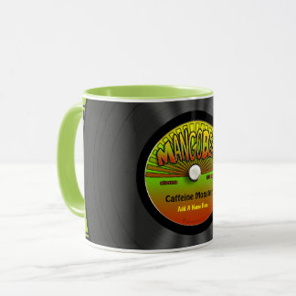 Personalised Reggae Vinyl Record Mug