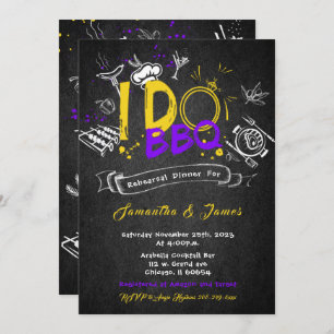 Personalised  Rehearsal dinner Invitation