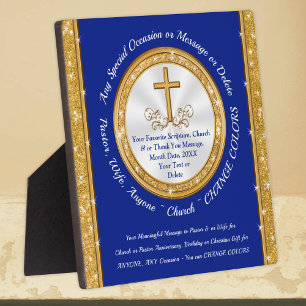 Personalised Religious Gifts, for Him or Her, Plaque