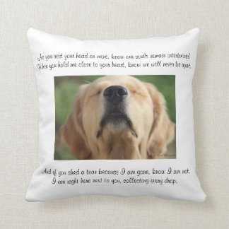 Personalised Remembrance Pillow by Golden Journeys